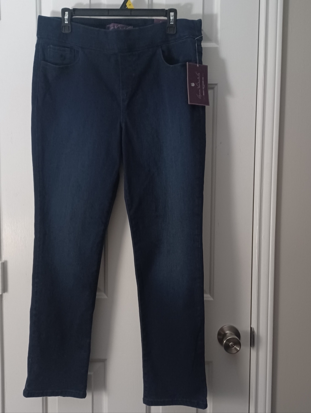 Gloria Vanderbilt Amanda Pull On Jeans Sz 12 Short
